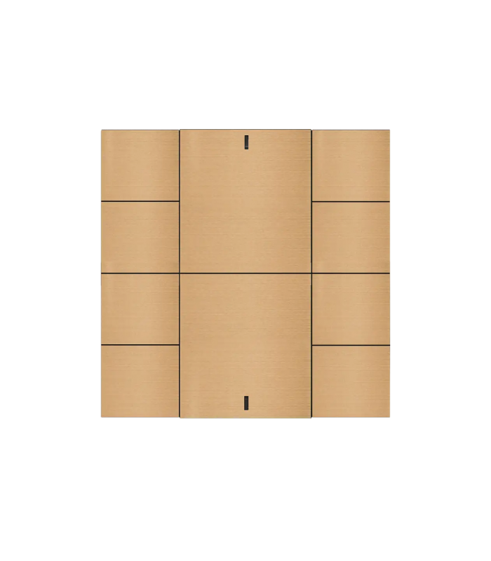 iSwitch+ - 10 Button Rose Gold Aluminium Matt Brushed