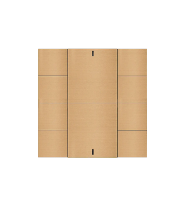 iSwitch+ - 10 Button Rose Gold Aluminium Matt Brushed