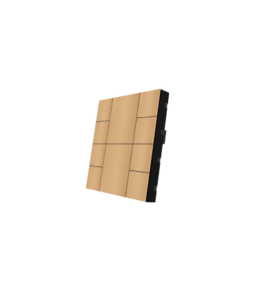 iSwitch+ AQI - 10 Button Rose Gold Aluminium Matt Brushed