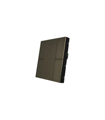 iSwitch+ - 4 Button Bronze Aluminium Eloxal Matt Brushed