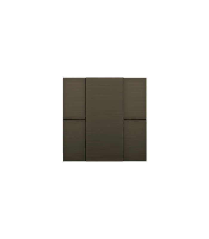 iSwitch+ - 4 Button Bronze Aluminium Eloxal Matt Brushed