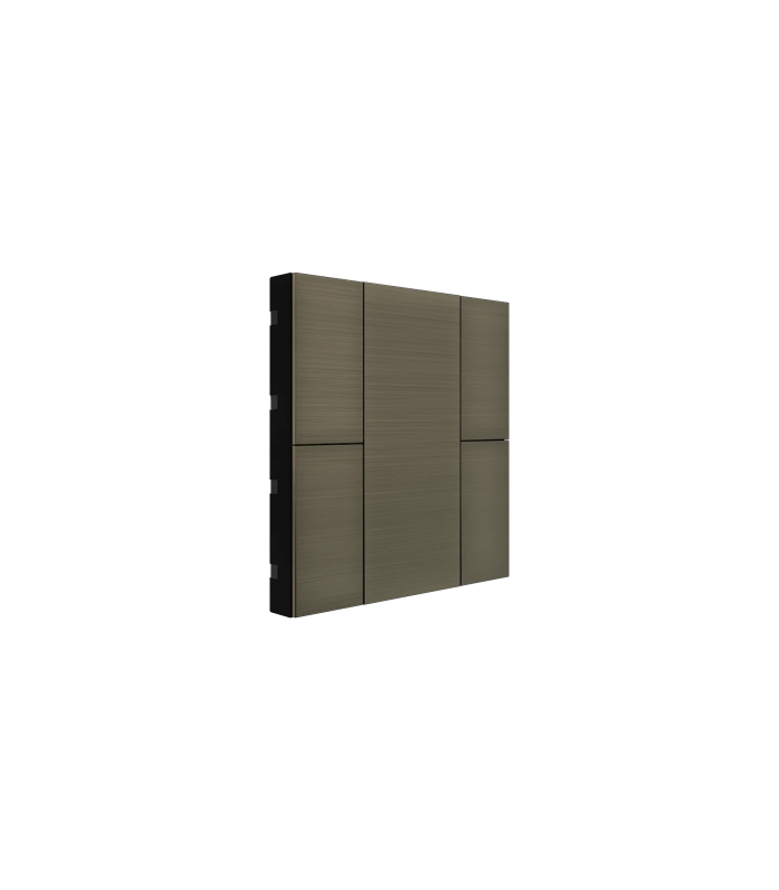 iSwitch+ - 4 Button Bronze Aluminium Eloxal Matt Brushed