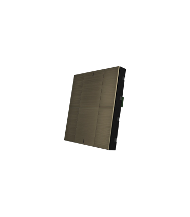 iSwitch+ - 6 Button Bronze Aluminium Eloxal Matt Brushed