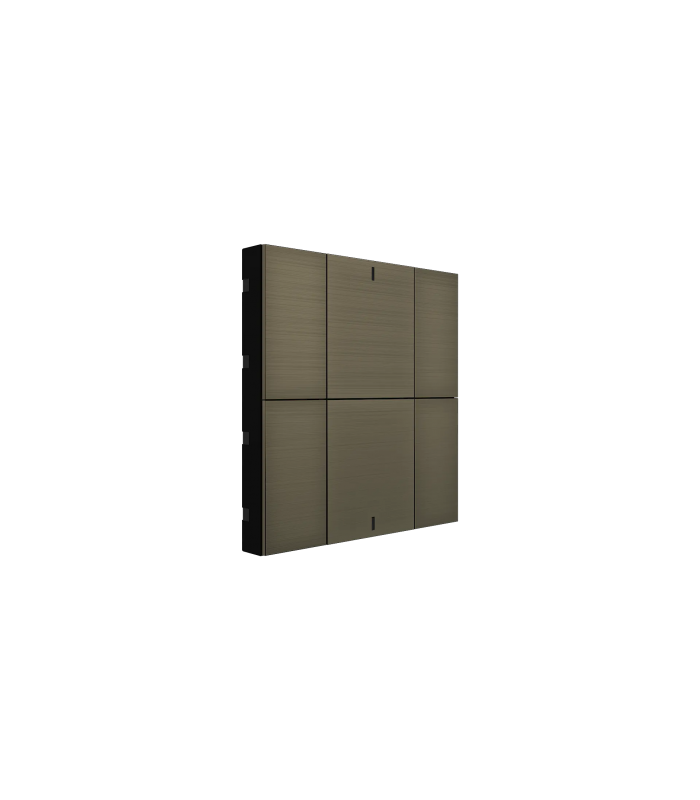 iSwitch+ - 6 Button Bronze Aluminium Eloxal Matt Brushed