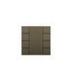 iSwitch+ - 8 Button Bronze Aluminium Eloxal Matt Brushed