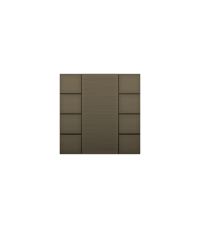 iSwitch+ - 10 Button Bronze Aluminium Eloxal Matt Brushed