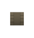 iSwitch+ AQI - 10 Button Bronze Aluminium Eloxal Matt Brushed