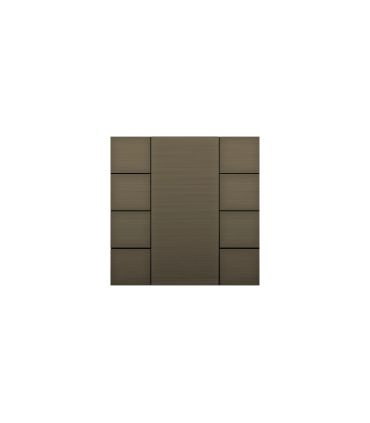 iSwitch+ AQI - 10 Button Bronze Aluminium Eloxal Matt Brushed