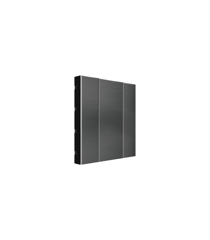 iSwitch+ AQI - 2 Button Natural Stainless Steel