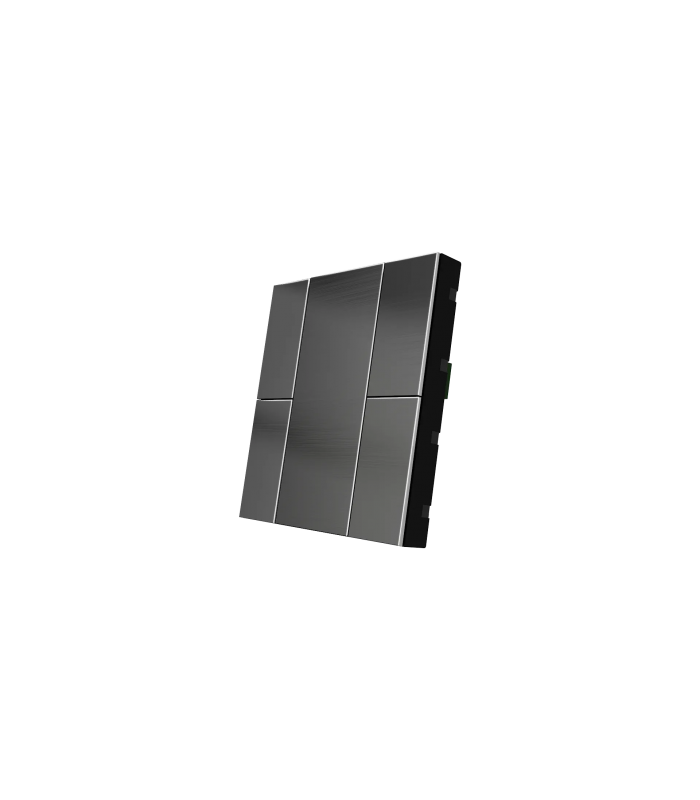 iSwitch+ AQI - 4 Button Natural Stainless Steel