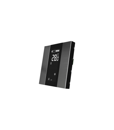 iSwitch+ AQI with LCD - 2 Button Natural Stainless Steel