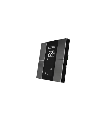 iSwitch+ AQI with LCD - 4 Button Natural Stainless Steel