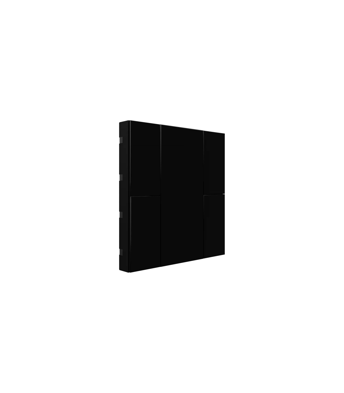 iSwitch+ AQI - 4 Button Jet Black Plastic