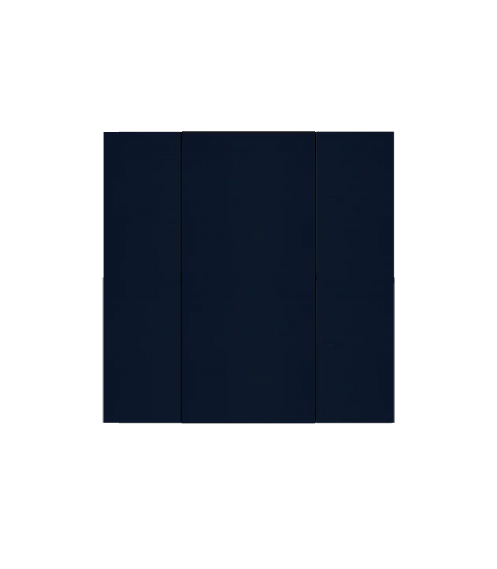 iSwitch+ - 2 Button Midnight Blue Aluminium Matt Brushed