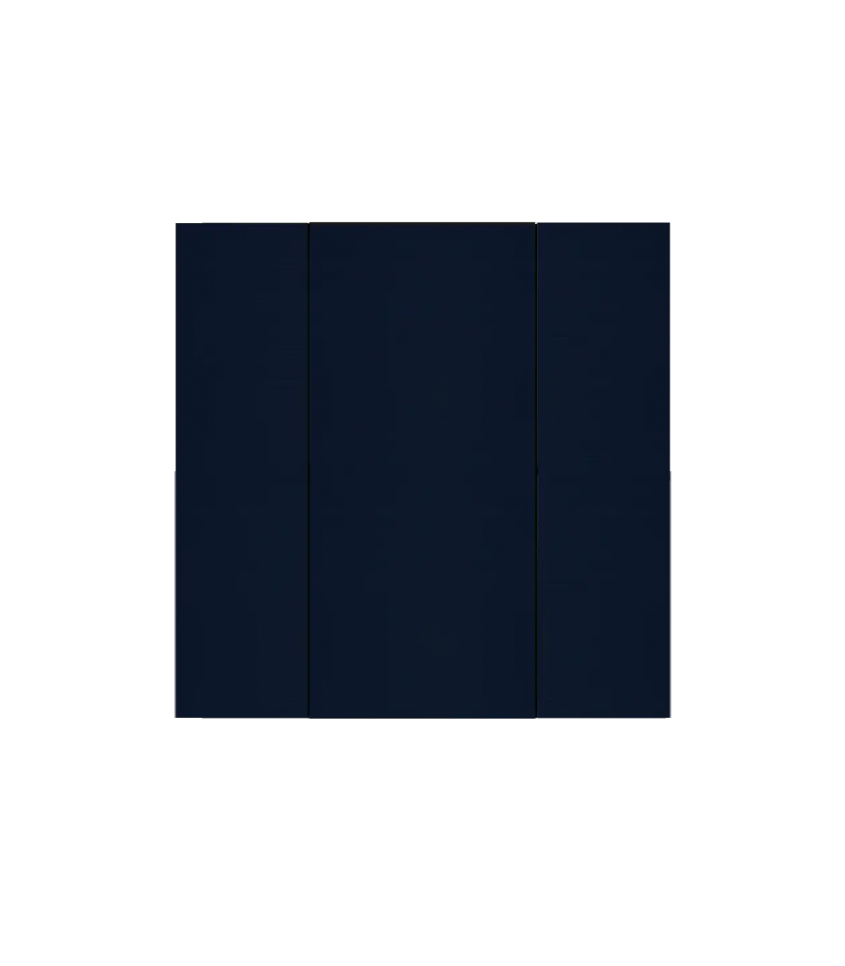 iSwitch+ - 2 Button Midnight Blue Aluminium Matt Brushed