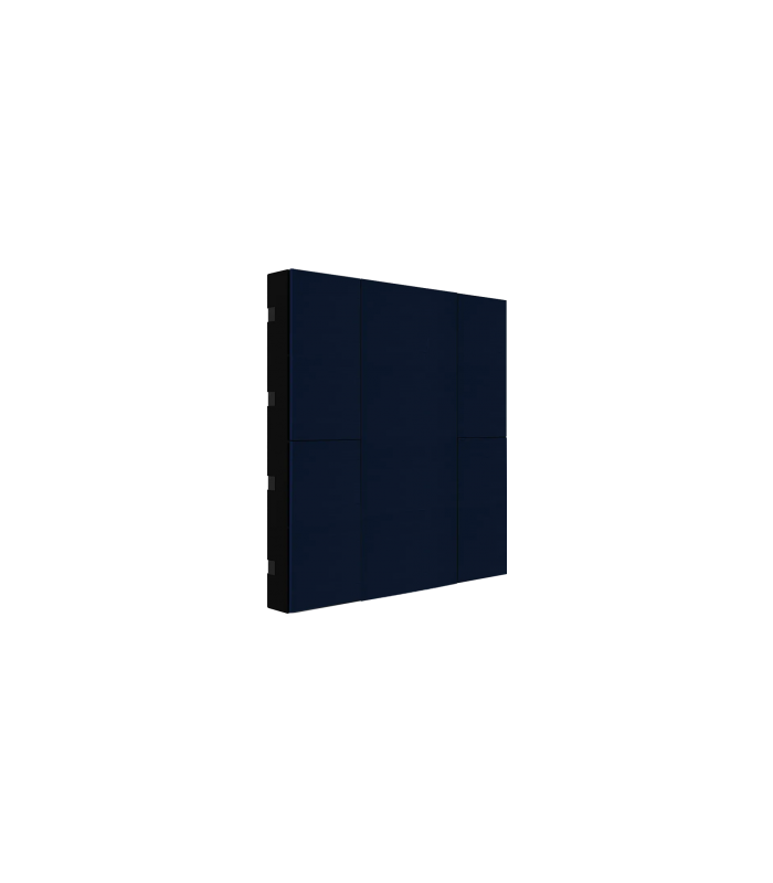 iSwitch+ - 4 Button Midnight Blue Aluminium Matt Brushed