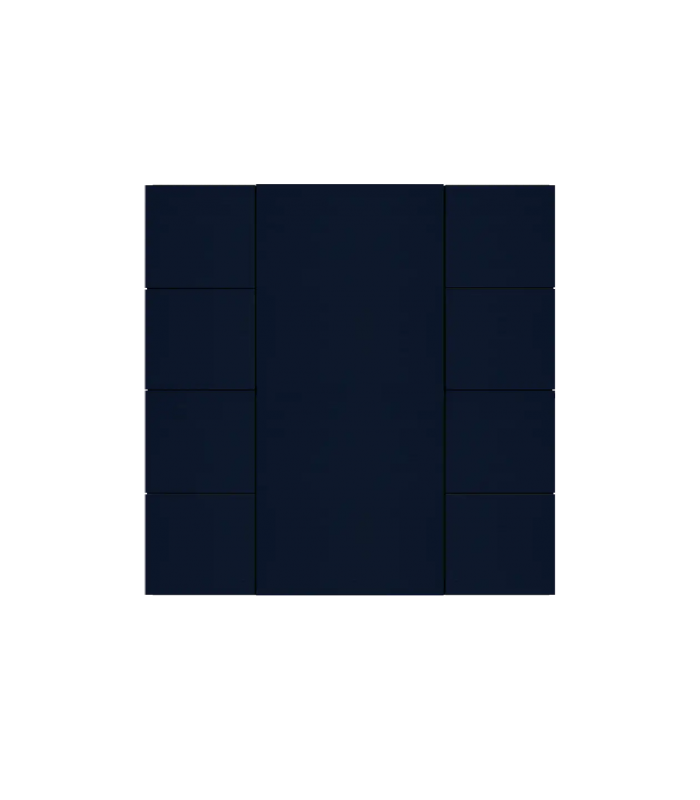 iSwitch+ - 8 Button Midnight Blue Aluminium Matt Brushed