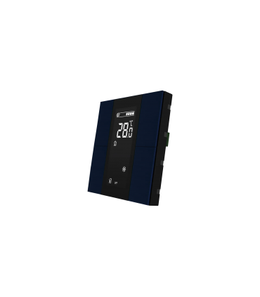 iSwitch+ with LCD - 4 Button Midnight Blue Aluminium Matt Brushed