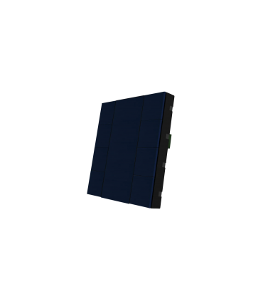 iSwitch+ AQI - 8 Button Midnight Blue Aluminium Matt Brushed