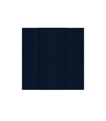 iSwitch+ AQI - 10 Button Midnight Blue Aluminium Matt Brushed