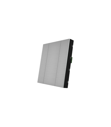 iSwitch+ - 2 Button Natural Aluminium Eloxal Matt Brushed