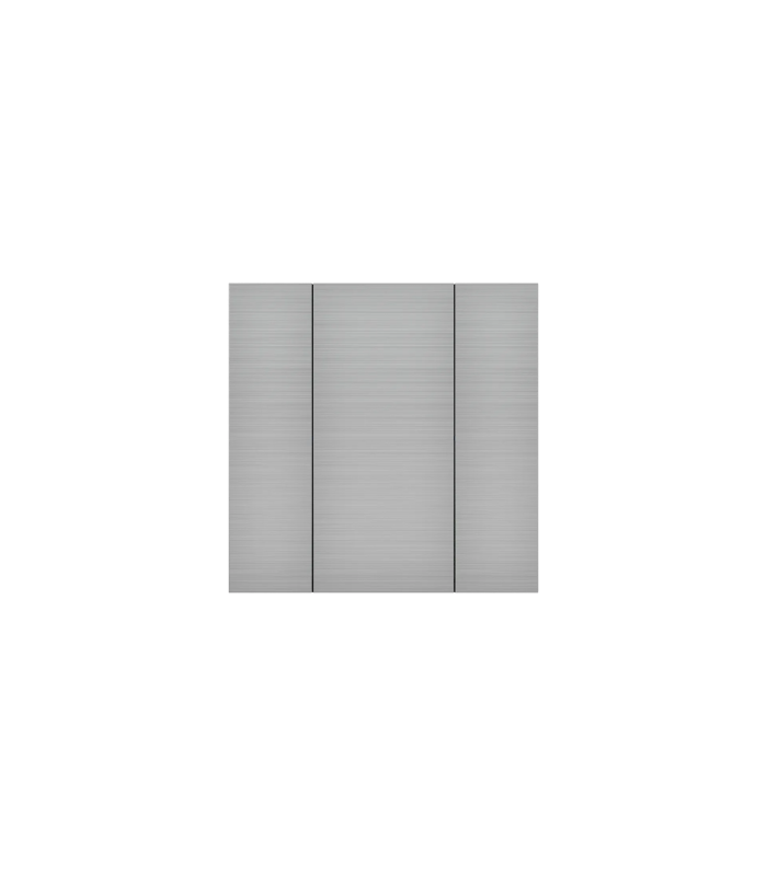 iSwitch+ - 2 Button Natural Aluminium Eloxal Matt Brushed