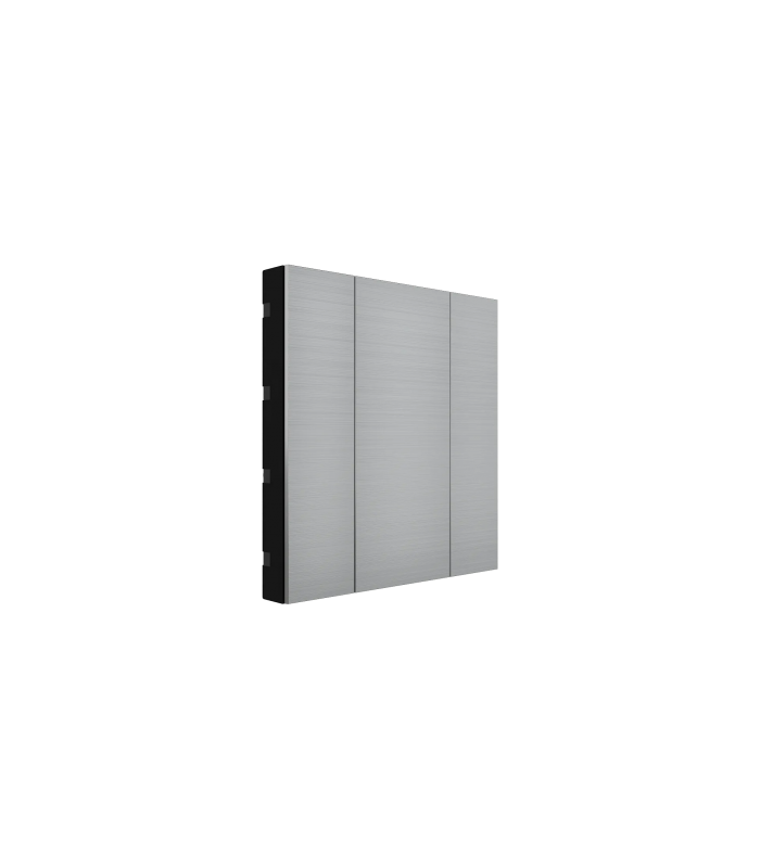 iSwitch+ - 2 Button Natural Aluminium Eloxal Matt Brushed