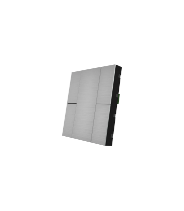 iSwitch+ - 4 Button Natural Aluminium Eloxal Matt Brushed