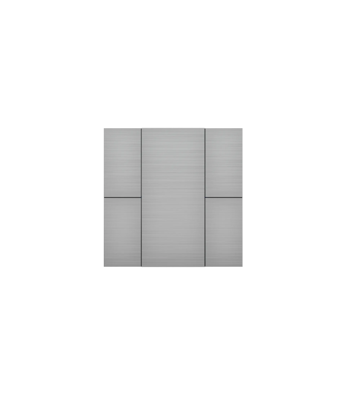 iSwitch+ - 4 Button Natural Aluminium Eloxal Matt Brushed
