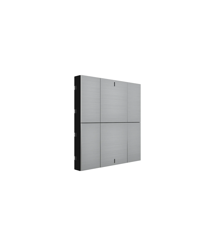 iSwitch+ - 6 Button Natural Aluminium Eloxal Matt Brushed