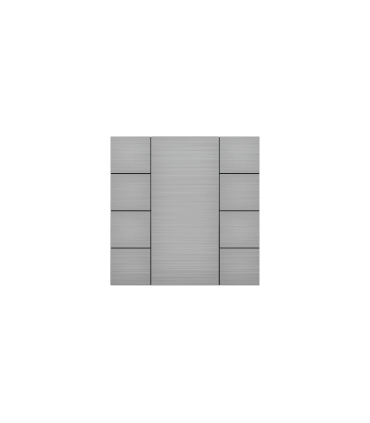 iSwitch+ - 8 Button Natural Aluminium Eloxal Matt Brushed