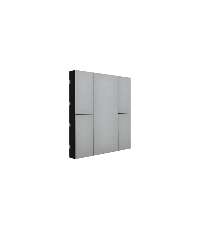 iSwitch+ AQI - 4 Button Natural Aluminium Eloxal Matt Brushed