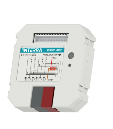 6 Channel KNX Binary Input / Push Button Interface