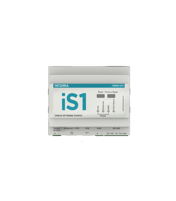 iS1 Master Control with/ PoE, KNX and Modbus (RS485)
