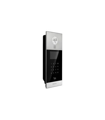 Android Outdoor Video Intercom w/ Face Rec. - Alu. Body with Black Touch Glass