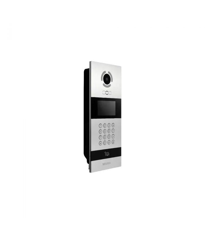 Android Outdoor Video Intercom w/ Face Recognition - 4.3" Color TFT LCD - Aluminium with Mechanical Buttons