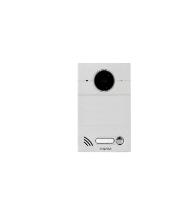 Silver Linux Villa Type Outdoor Intercom Station - Push Button w/ Name Tag