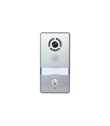 Surface Mounted Villa Type Intercom Outdoor Station w/ Push Button & Name Tag - Aluminum Body