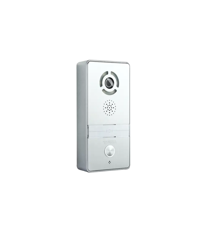 Surface Mounted Villa Type Intercom Outdoor Station w/ Push Button & Name Tag - Aluminum Body