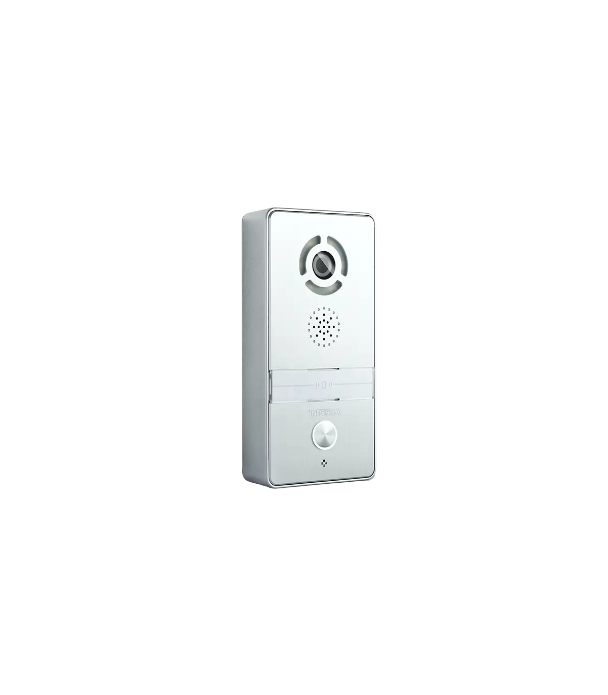 Surface Mounted Villa Type Intercom Outdoor Station w/ Push Button & Name Tag - Aluminum Body