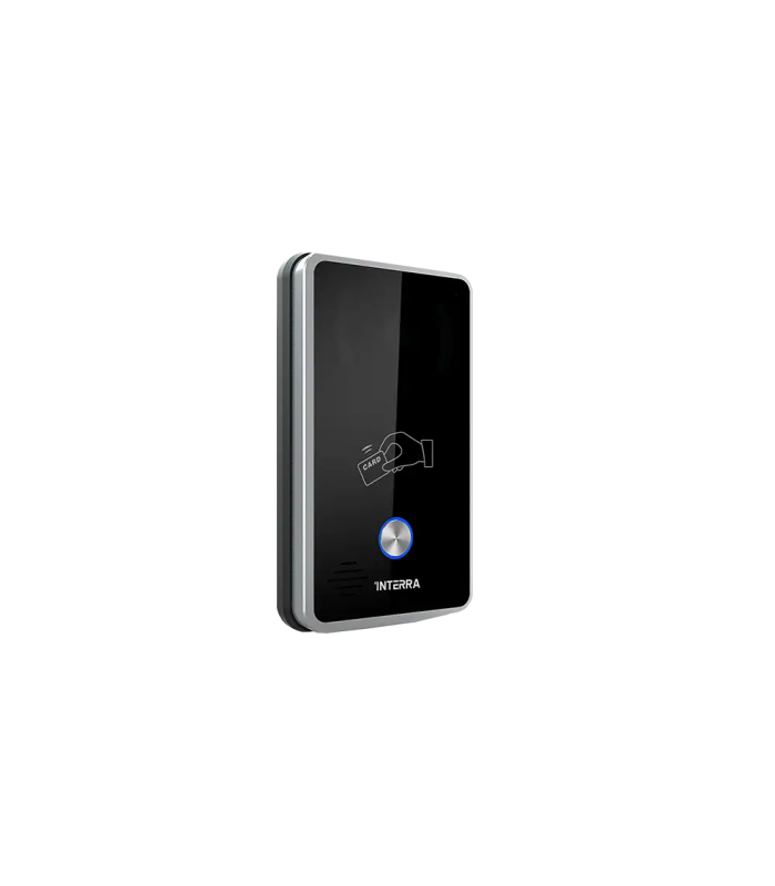 Black Mini Outdoor Station w/ Card Reader & Push Button