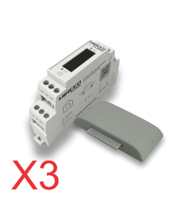 PACHET PRACTIC X3 Detector Inundatie cu sonda aparentă WFD2_W_KIT Wireeo Flood