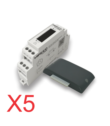 PACHET COMPLET X5 Detector Inundatie Cu Sonda Aparentă WFD2_G_KIT Wireeo Flood