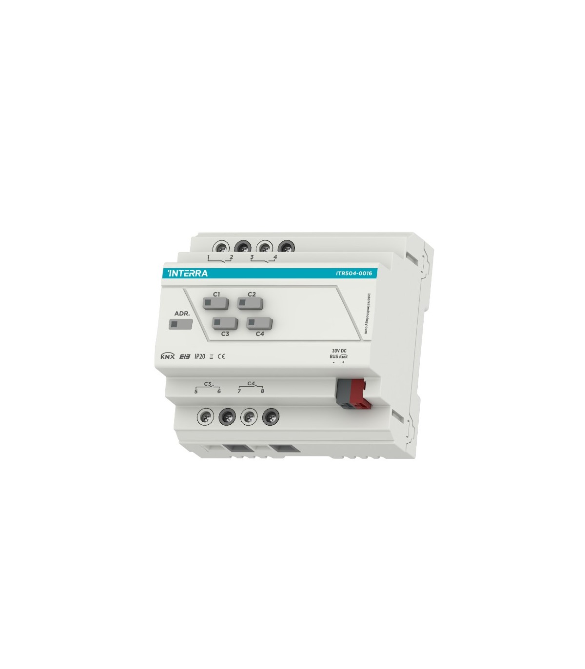 Interra 4 Channel 32A KNX Switch Actuator