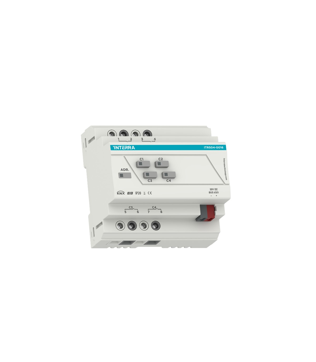 Interra 4 Channel 32A KNX Switch Actuator