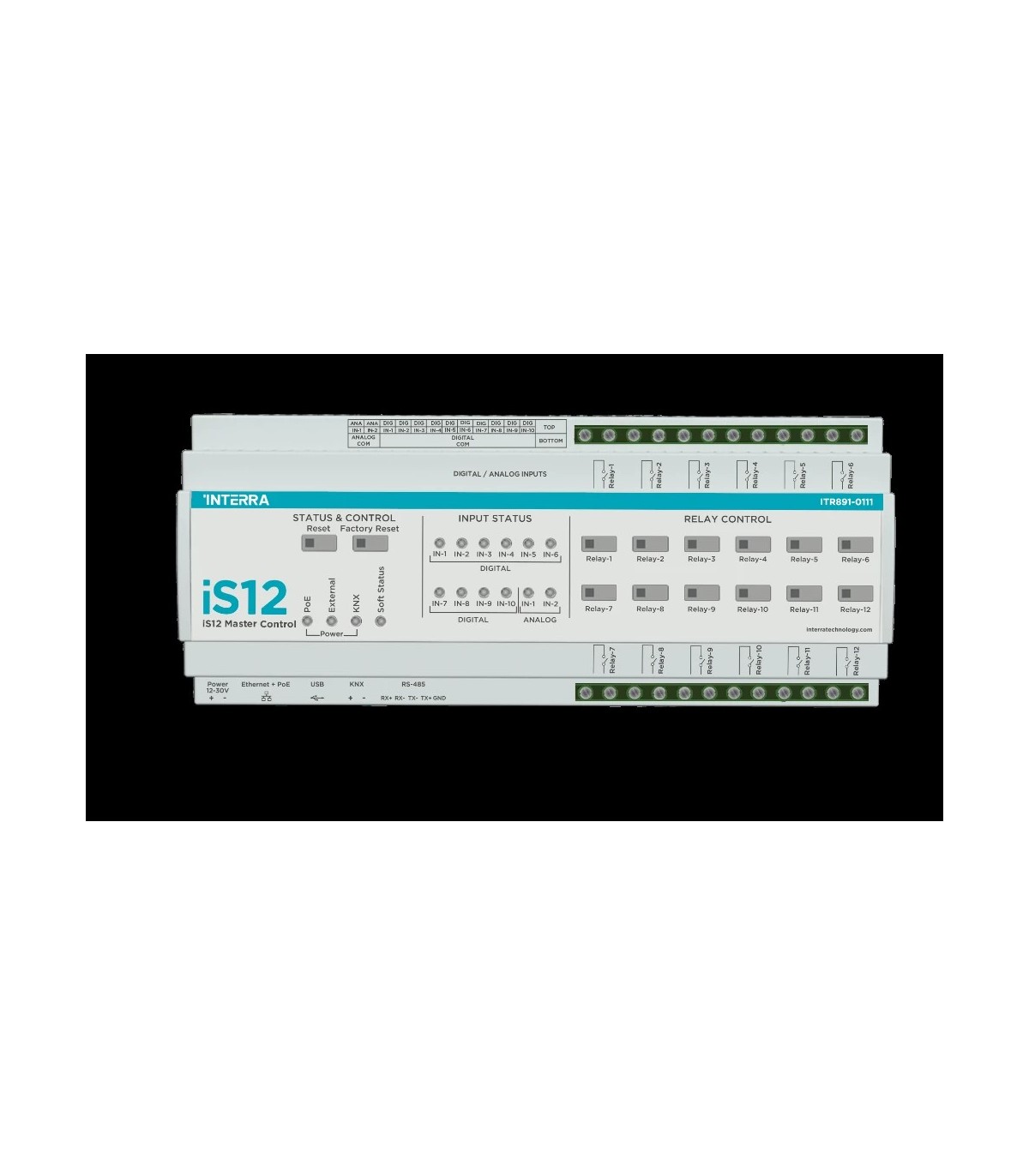 iS12 Master Control with/ PoE and KNX