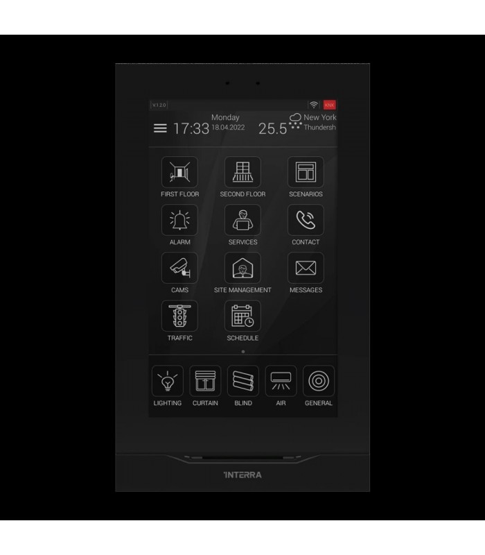 Interra iX7 - 7" Touch Panel Non KNX - Android