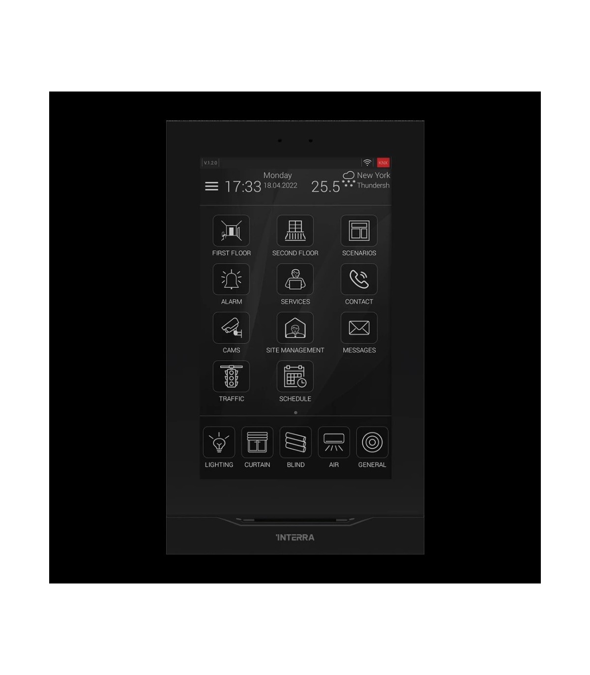 Interra iX7 - 7" Touch Panel Non KNX - Android