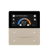 iXm 3’’ KNX Touch Panel 4 Button Softtouch Cold Beige w/ LCD + AQI
