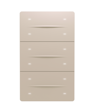 iXm 3’’ KNX Touch Panel 12 Button Softtouch Cold Beige